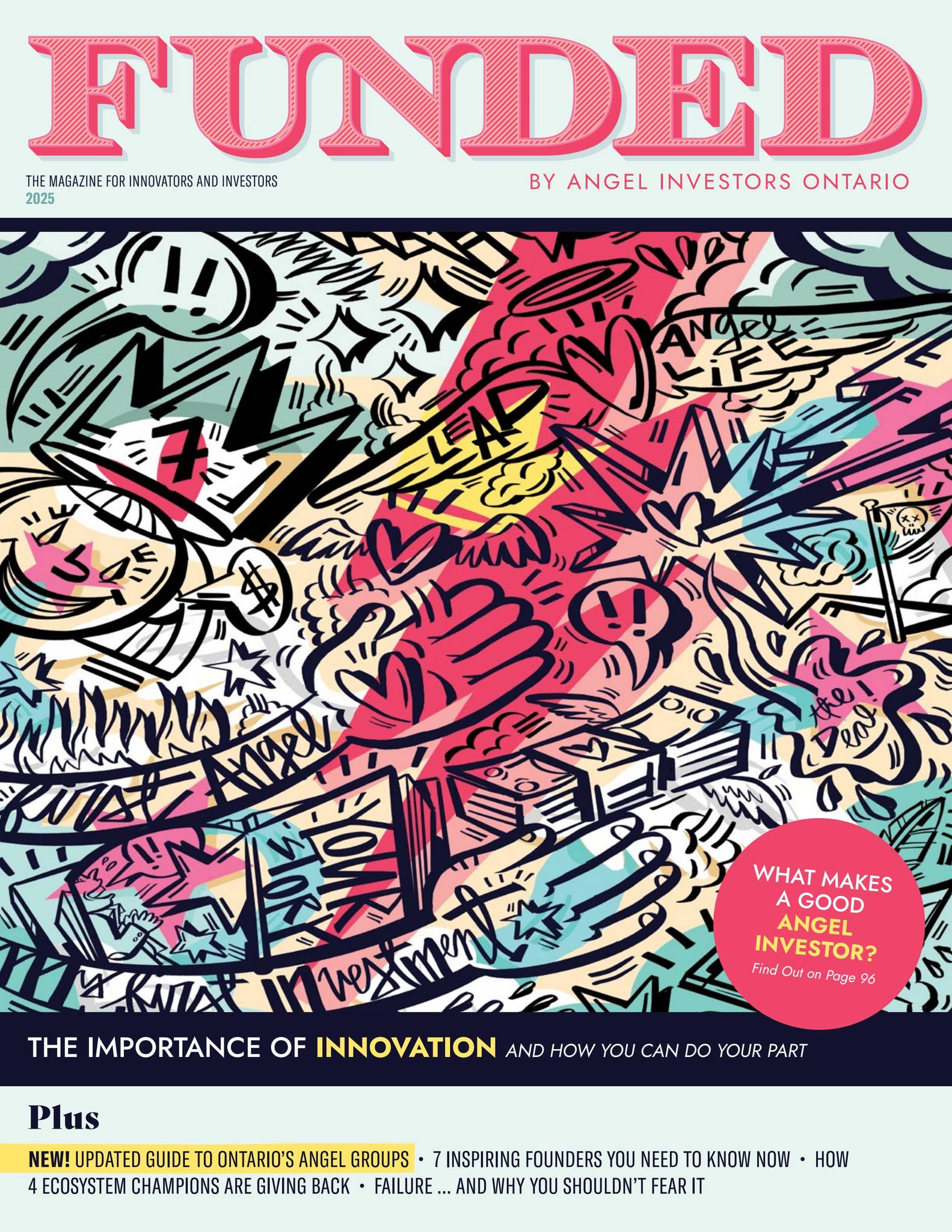 Funded Magazine 2025 cover &mdash; Brown Girl Angels featured by Angel Investors Ontario
