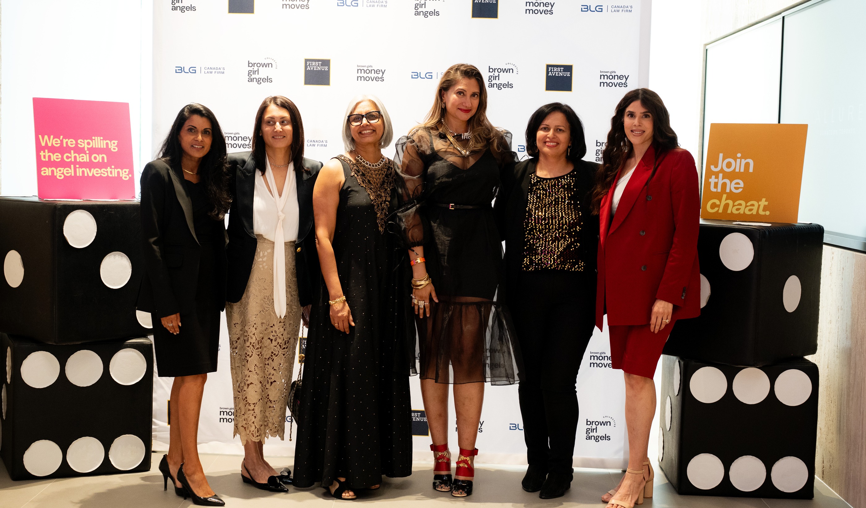 The Brown Girl Angels collective — South Asian women investors at the Spilling the Chai event, Toronto 2026